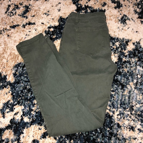 Kenneth Cole Denim - Army Green Skinny Jeans